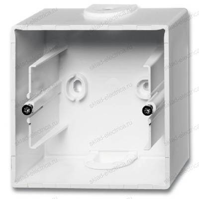 Коробка для открытого монтажа 1-пост ABB Basic 55 белый 1799-0-0974