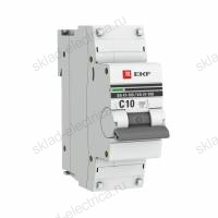 Автоматический выключатель 1P 10А (C) 10kA ВА 47-100 EKF PROxima