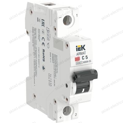 ARMAT Автоматический выключатель M06N-DC 1P C 5А IEK