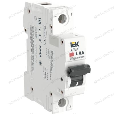 ARMAT Автоматический выключатель M06N-DC 1P L 0,5А IEK