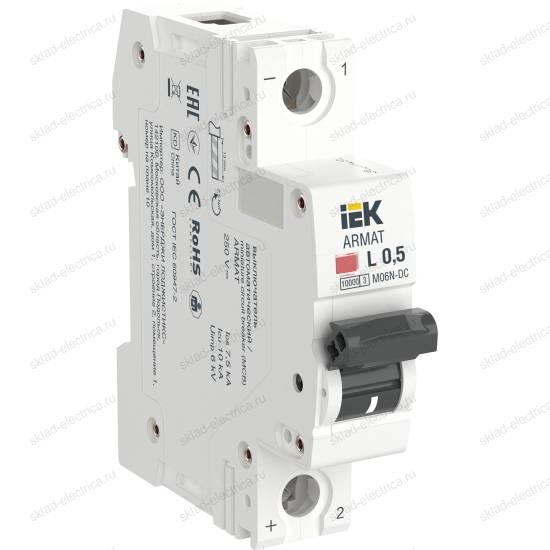 ARMAT Автоматический выключатель M06N-DC 1P L 0,5А IEK