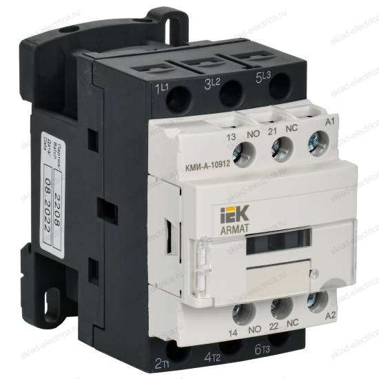 ARMAT Контактор КМИ-А-10912 LC1D 9А 400В/АС3 1NO/1NC IEK