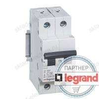 Автоматический выключатель Legrand RX3 4,5кА 40А 2-полюсный, характеристика C