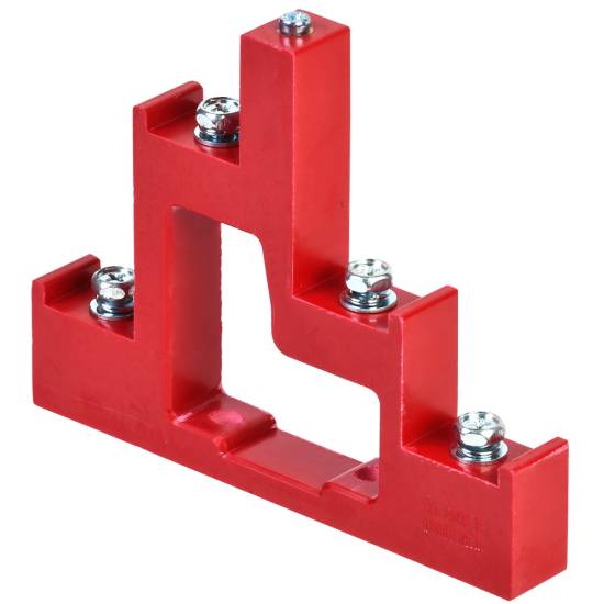 Изолятор ступенчатый ИС4-25/1-15 (4 x М6; 1 x М5) силовой с болтом IEK