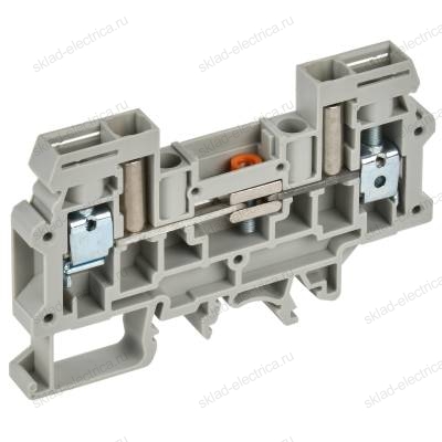 Колодка клеммная CTS-DT измерительная 6мм2 серая IEK