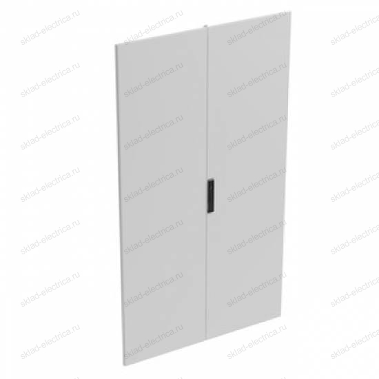 Дверь сплошная двустворчатая для шкафов OptiBox M, ВхШ 2000х1000 мм