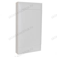 Пластиковый щиток Legrand Practibox S, навесной, цвет двери "Белый", 4X12