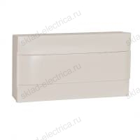 Пластиковый щиток Legrand Practibox S, навесной, цвет двери "Белый", 1X18