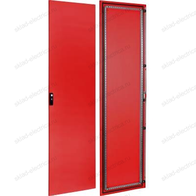 FORMAT Дверь металлическая 2000х600мм RAL3020 красная IEK