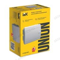 UNION Compact Корпус пластиковый ЩРВ-П-8 IP41 белая дверь IEK