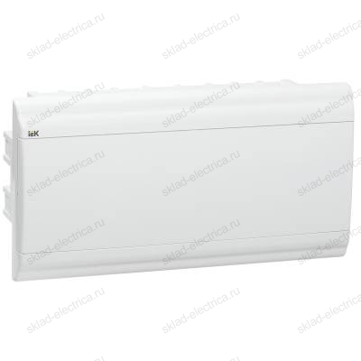IEK PRIME Корпус пластиковый встраиваемый ЩРВ-П-18 белый/белая дверь IP41