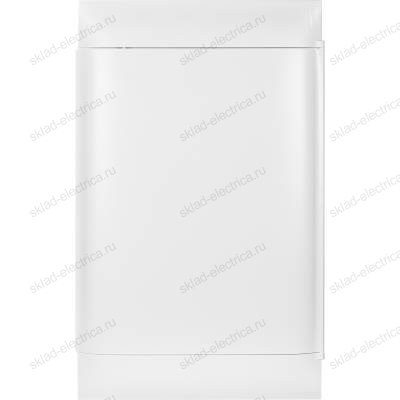 Пластиковый щиток Legrand Practibox S для встраиваемого монтажа, цвет двери "Белый", 3X12