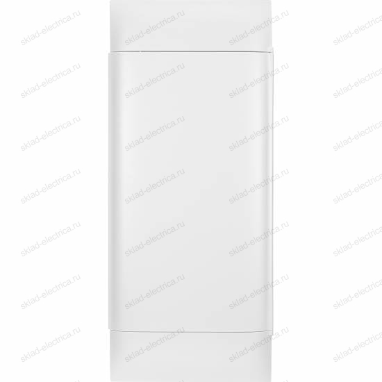 Пластиковый щиток Legrand Practibox S для встраиваемого монтажа, цвет двери "Белый", 4X12