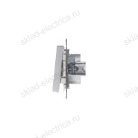 Выключатель одноклавишный ATN000311 Schneider Electric Atlas Design алюминий