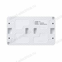 Блок накладной розетка и выключатель одноклавишный белый IP54 AtlasDesign Profi54 Schneider Electric