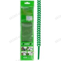 Многоразовая кабельная стяжка Schneider Electric RAPSTRAP 10х300мм зеленая (упак.24шт)