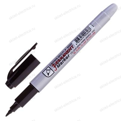 Маркер Ручка черный 1-2 мм