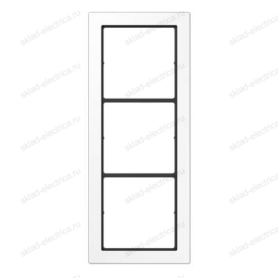 JUNG FD Design Белая Рамка 3-ая