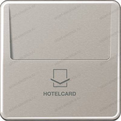 Ключ карточный замок Jung CD500 531U+CD590CARDPT-L цвет платина