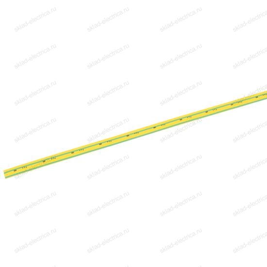 Трубка термоусадочная ТТУ нг-LS 45/22,5 желто-зеленая (1м) IEK