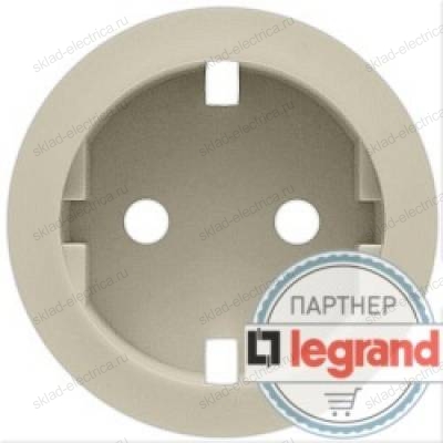 Розетка электрическая с заземлением с защитными шторками Legrand Celiane (слоновая кость) 67161 - 66227 - 80251