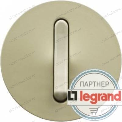 Выключатель кнопочный бесшумный Legrand Celiane 10А (слоновая кость) 66206 - 67033 - 80251