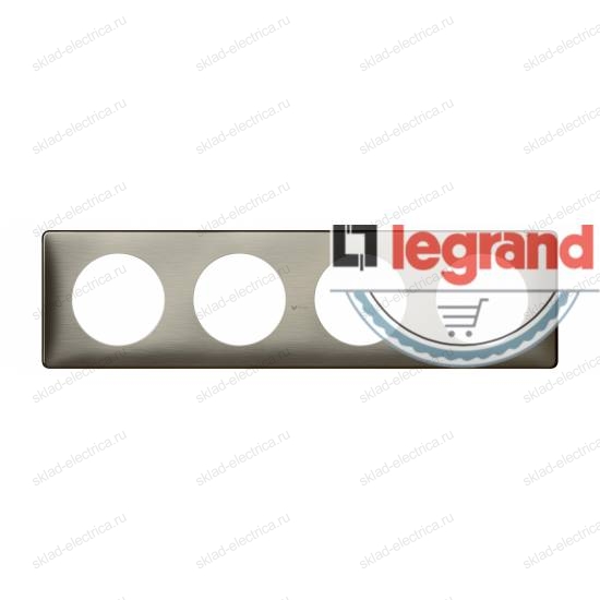 Рамка четырехместная Legrand Celiane вольфрам 68974