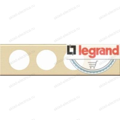 Рамка четырехместная Legrand Celiane клен 69214