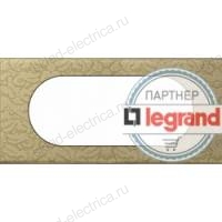 Рамка 4/5 модулей Legrand Celiane текстиль орнамент 69415