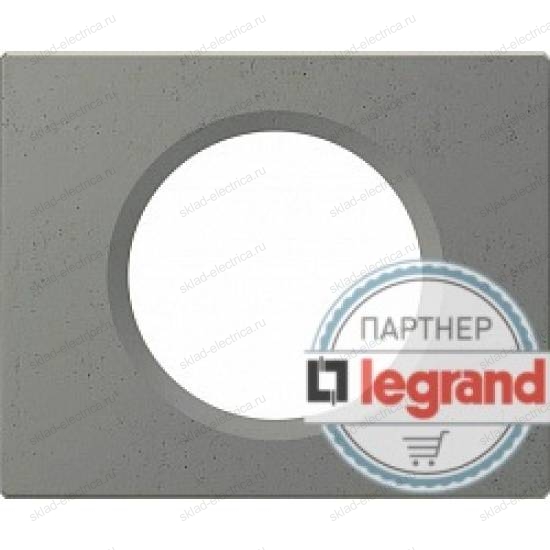 Рамка одноместная Legrand Celiane Арт-Бетон 69141