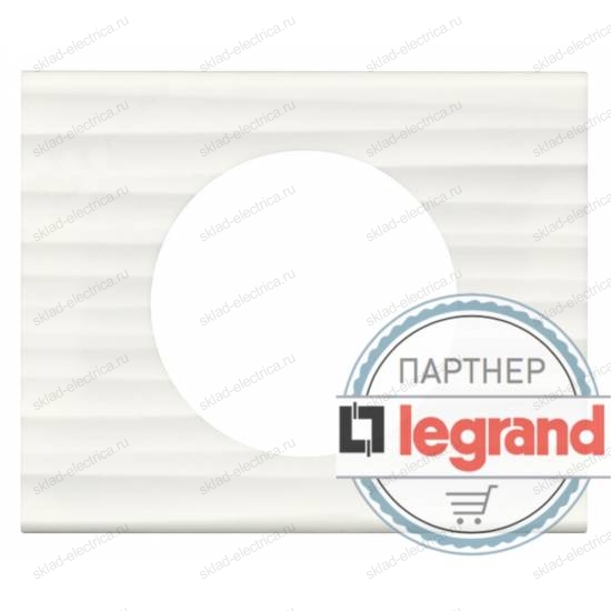 Рамка одноместная Legrand Celiane Corian белый рельеф 69011