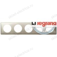 Рамка пятиместная Legrand Celiane титан 68910