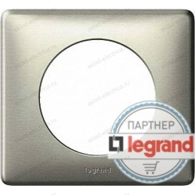 Рамка одноместная Legrand Celiane титан 68901