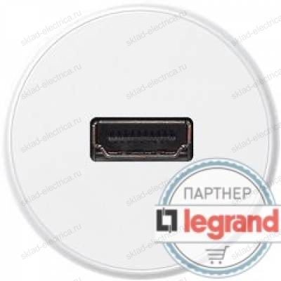 Розетка HDMI Legrand Celiane (белый) 67317 - 68216 - 80251