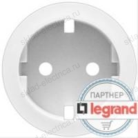 Розетка электрическая с заземлением с защитными шторками Legrand Celiane (белый) 67161 - 68131 - 80251