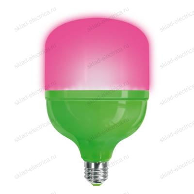 LED-M80-20W-SPSB-E27-FR PLS55GR Лампа светодиодная для растений. IP54. Форма M. матовая. Спектр для рассады и цветения.