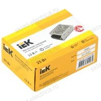 Драйвер LED ИПСН-PRO 25Вт 12В блок-клеммы IP20 IEK