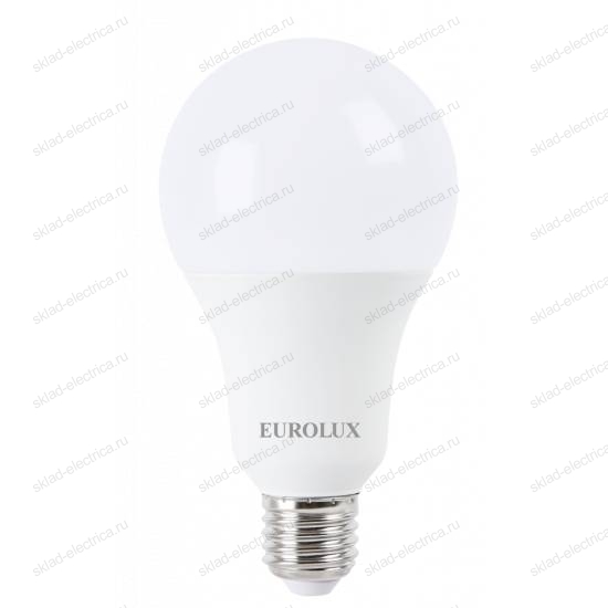 Лампа светодиодная LL-E-A70-25W-230-4K-E27 (груша, 25Вт, нейтр., Е27) Eurolux