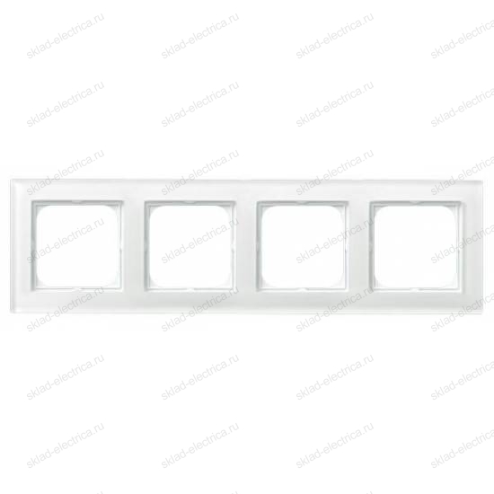 Ospel Sonata стекло белое рамка 4-ая, толщина 6 мм (без внутр вставки)