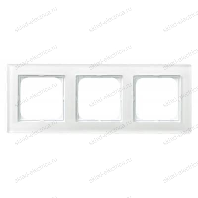 Ospel Sonata стекло белое рамка 3-ая, толщина 6 мм (без внутр вставки)