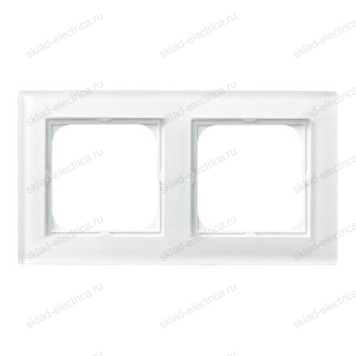 Ospel Sonata стекло белое рамка 2-ая, толщина 6 мм (без внутр вставки)