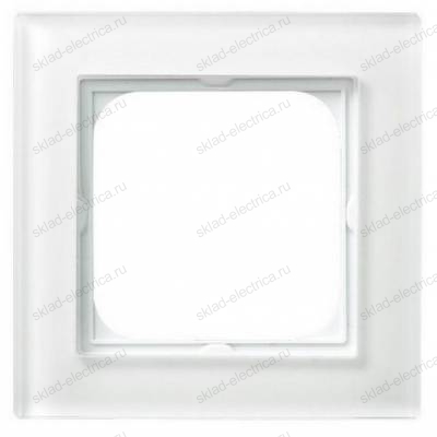 Ospel Sonata стекло белое рамка 1-ая, толщина 6 мм (без внутр вставки)