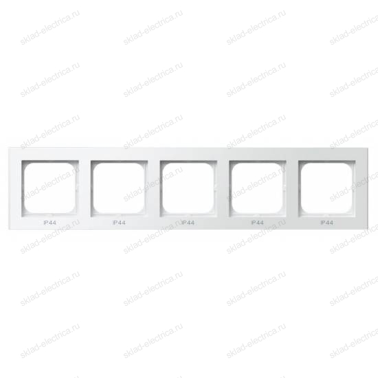 Ospel Sonata белый рамка 5-ая для выключатель IP-44