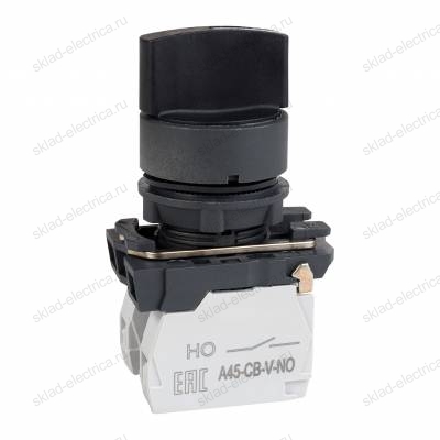 Переключатель OptiSignal D22 C5-S-21 2 положения пластик 1НО XB5AD21