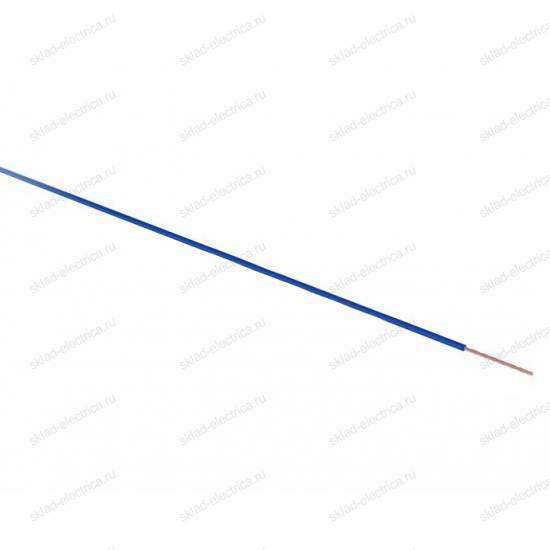Провод ПГВА 1х1.50 мм² (бухта 100 м) синий REXANT