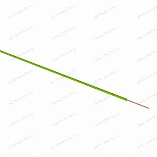 Провод ПГВА 1х0.75 мм² (бухта 100 м) зеленый REXANT