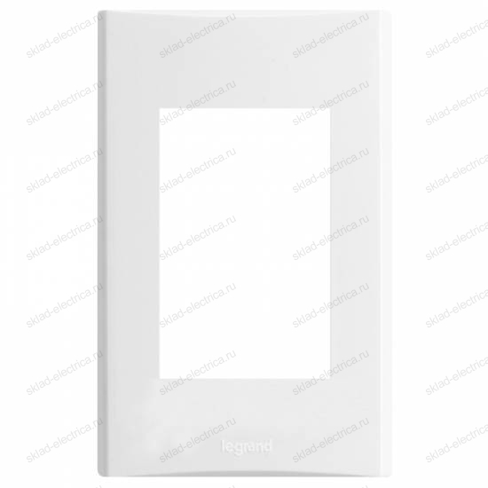 7101 50 Рамка для 1,2,3-кл выключателя белая Anam Zunis Legrand