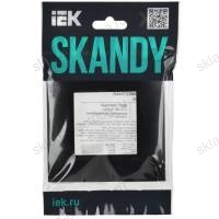 SKANDY Рамка 1-местная SK-F01Bl черный IEK