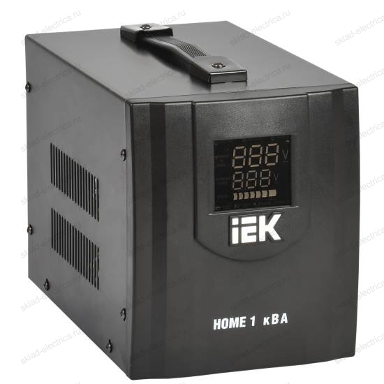 Стабилизатор напряжения серии HOME 1 кВА (СНР1-0-1) IEK