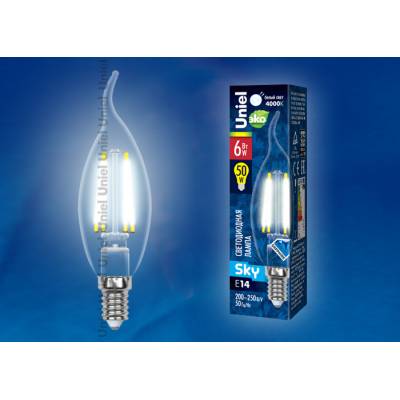 LED-CW35-6W/NW/E14/CL PLS02WH картон